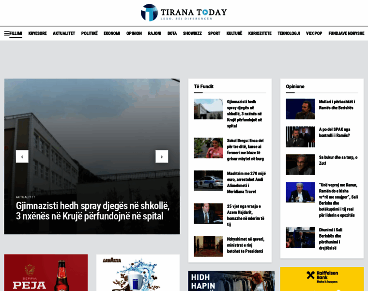 Tiranatoday.com thumbnail