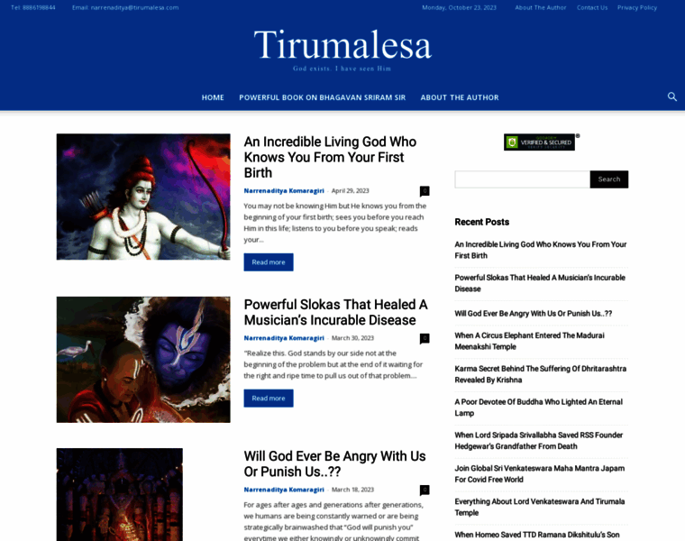 Tirumalesa.com thumbnail