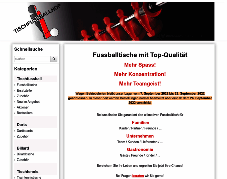 Tischfussballshop.ch thumbnail