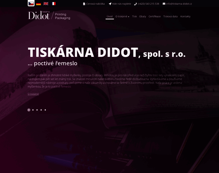 Tiskarna-didot.cz thumbnail