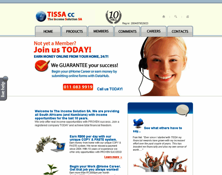 Tissa.co.za thumbnail