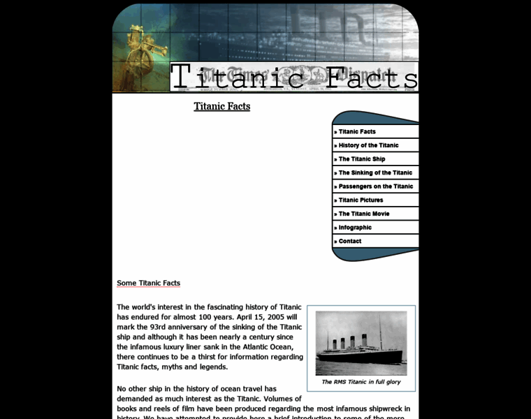 Titanic-facts.com thumbnail