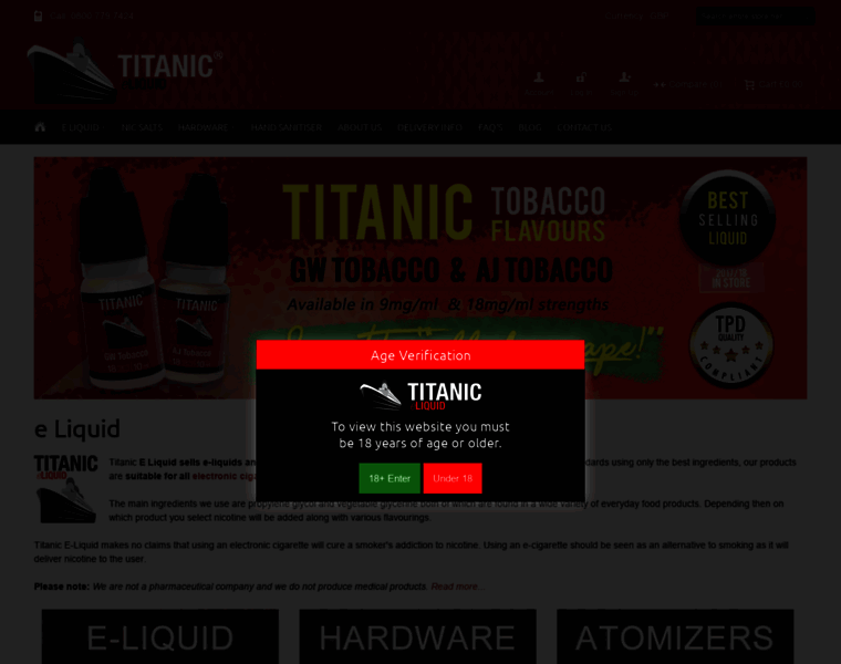 Titaniceliquid.co.uk thumbnail