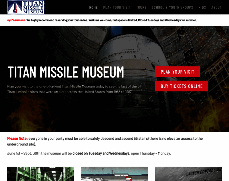 Titanmissilemuseum.org thumbnail