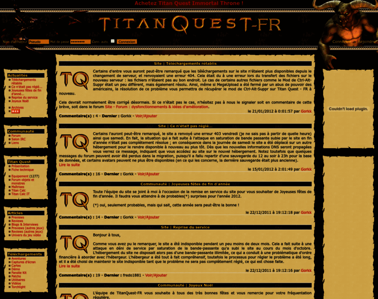 Titanquest-fr.com thumbnail