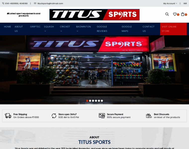 Titussports.co.in thumbnail