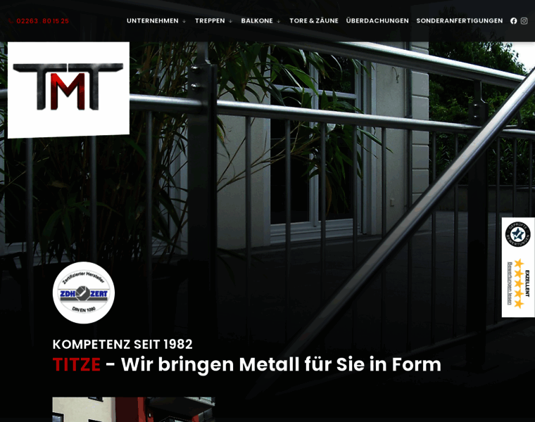 Titze-metallbau.de thumbnail
