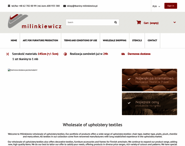 Tkaniny-milinkiewicz.pl thumbnail
