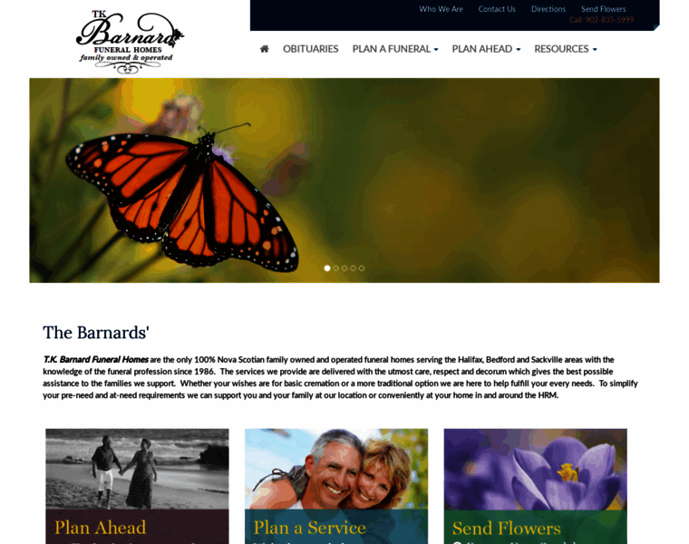 Tkbarnardfuneralhome.ca thumbnail