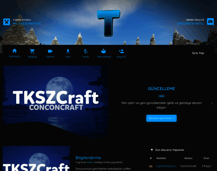 Tkszcraft.network thumbnail
