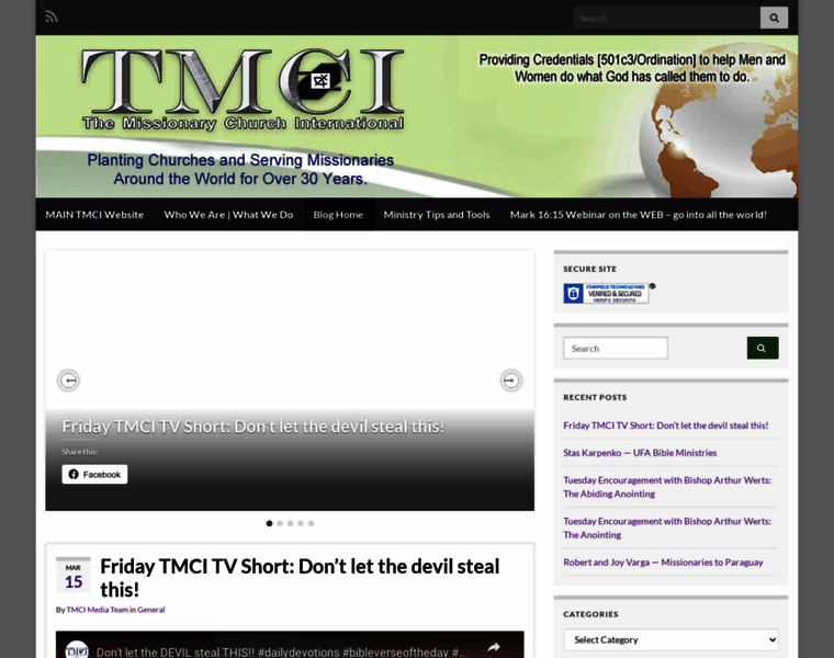 Tmcimissions.org thumbnail