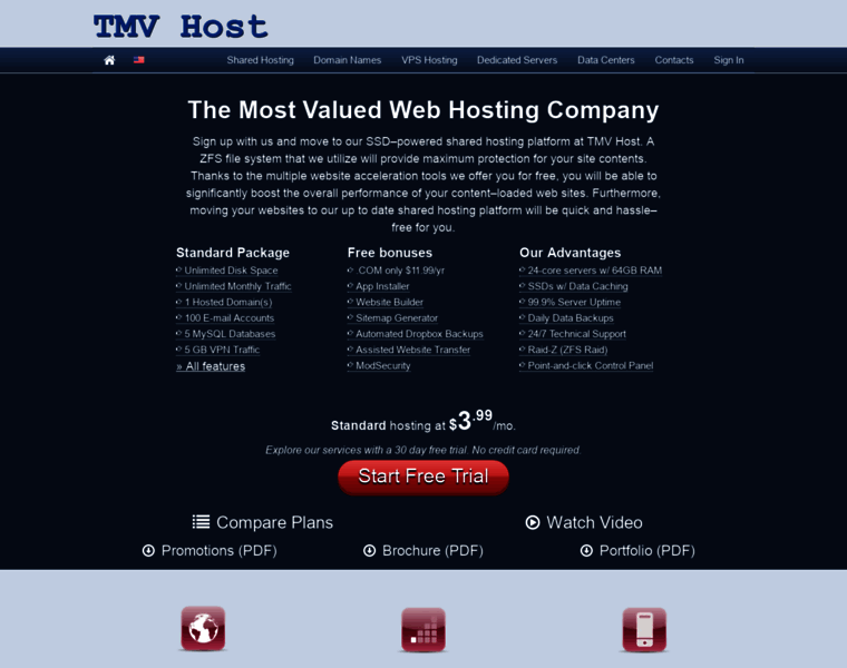 Tmvhost.com thumbnail