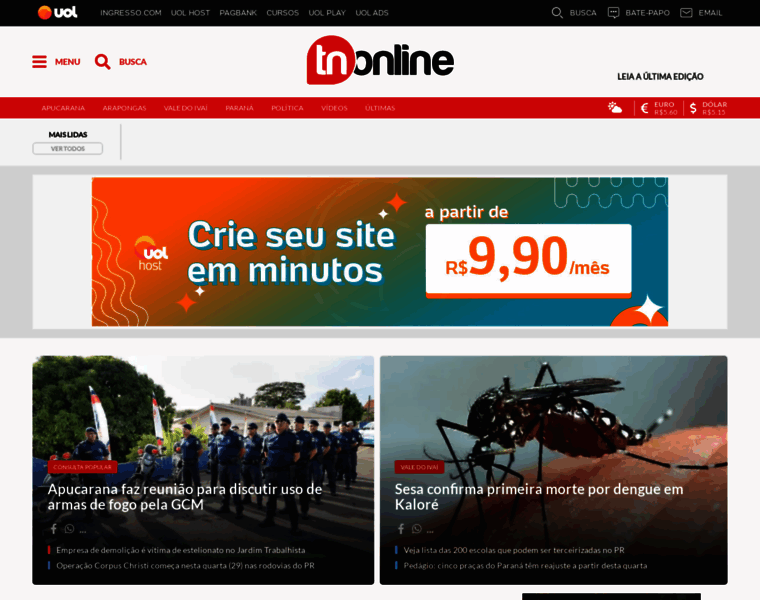 Tnonline.com.br thumbnail