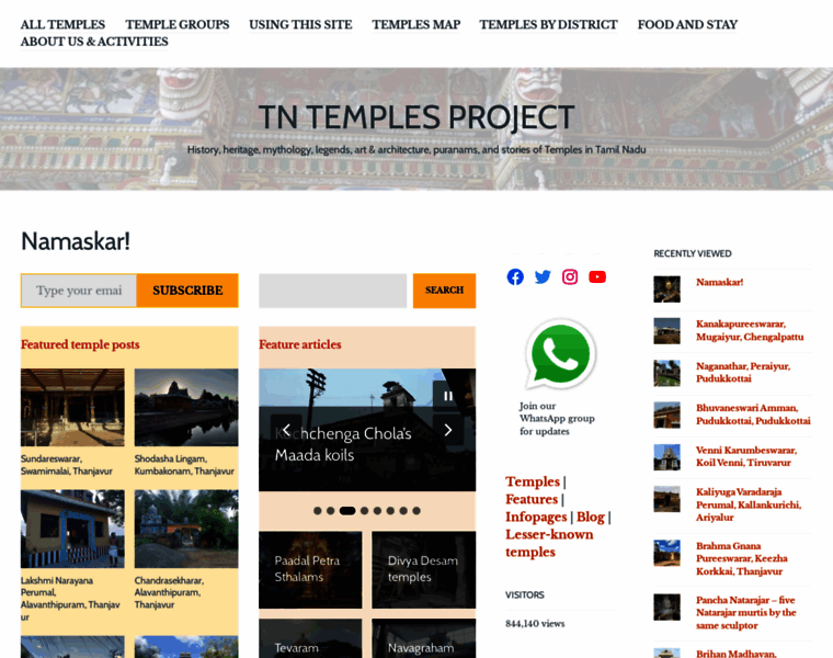 Tntemplesproject.in thumbnail