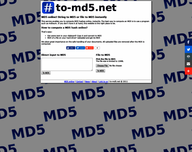 To-md5.net thumbnail