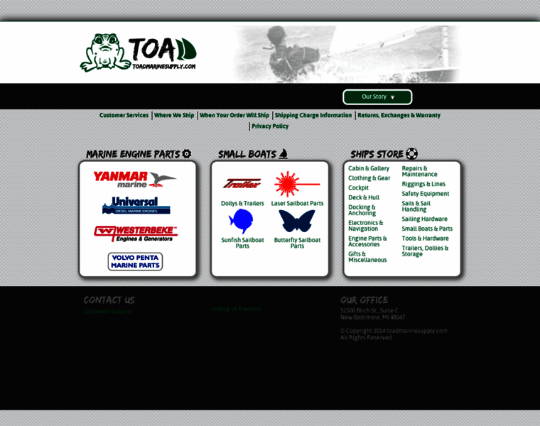 Toadmarinesupply.com thumbnail