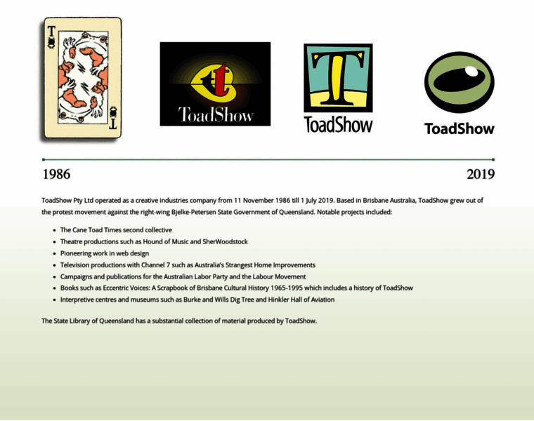 Toadshow.com.au thumbnail