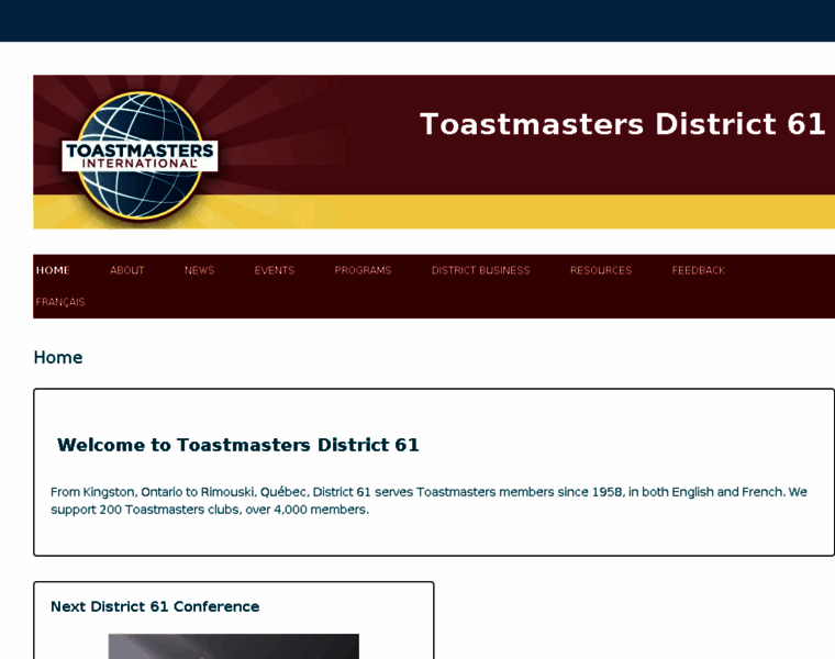 Toastmastersdistrict61.org thumbnail