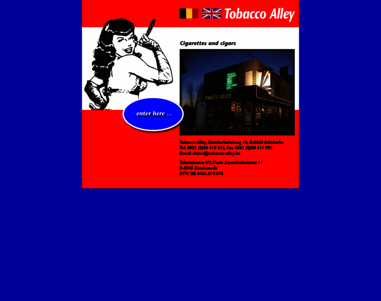 Tobacco-alley.be thumbnail