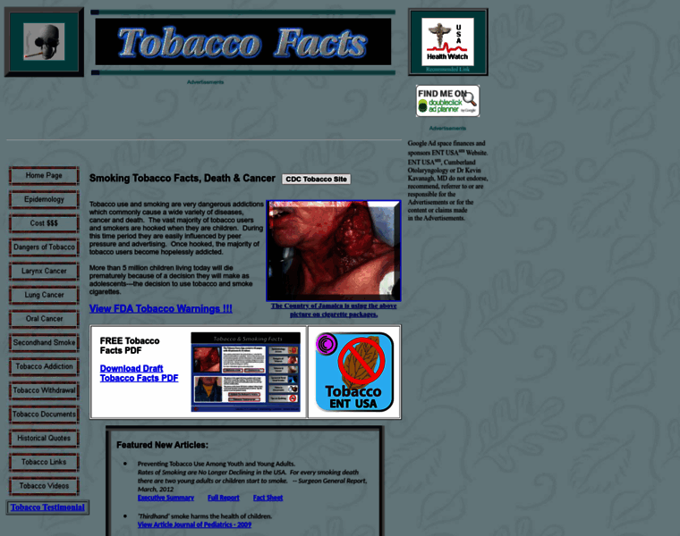 Tobacco-facts.info thumbnail