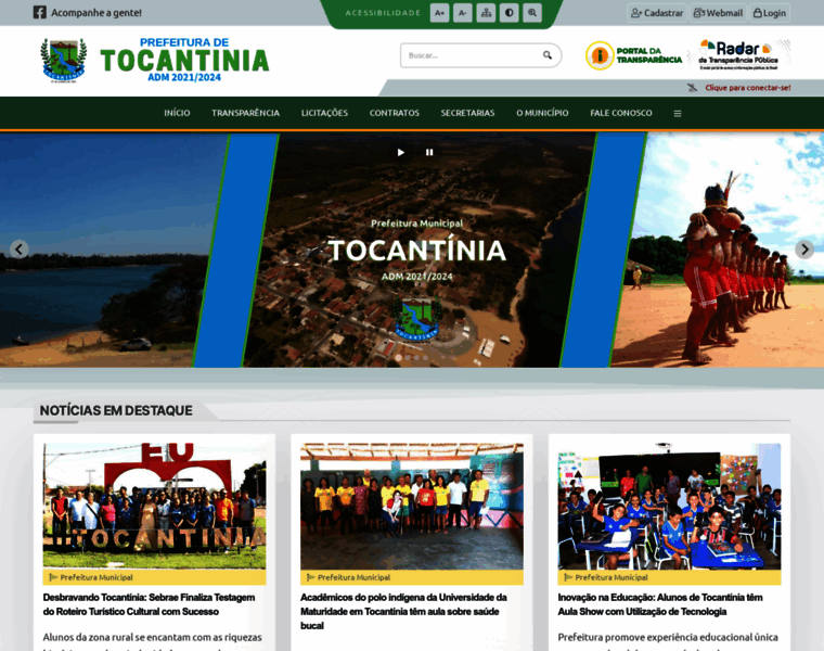 Tocantinia.to.gov.br thumbnail