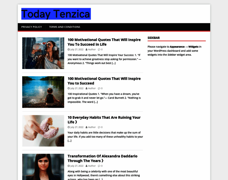 Today.tenzica.com thumbnail