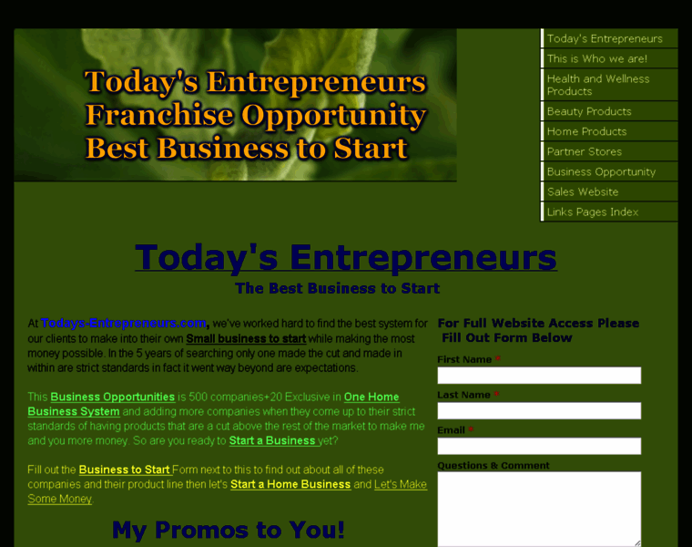 Todays-entrepreneurs.com thumbnail