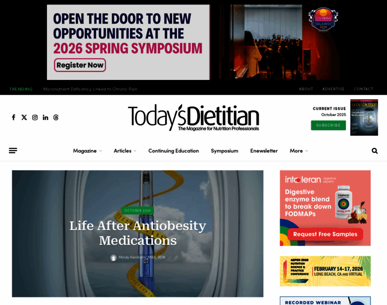Todaysdietitian.com thumbnail