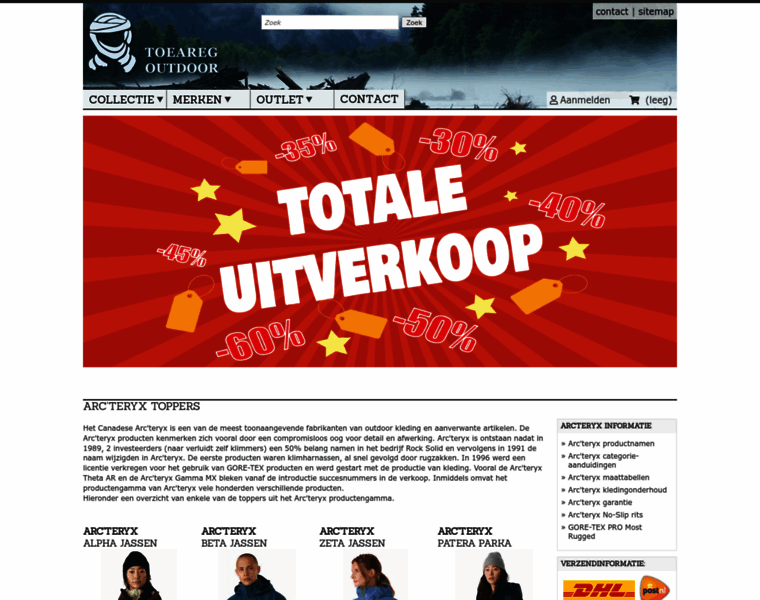 Toearegoutdoor.nl thumbnail