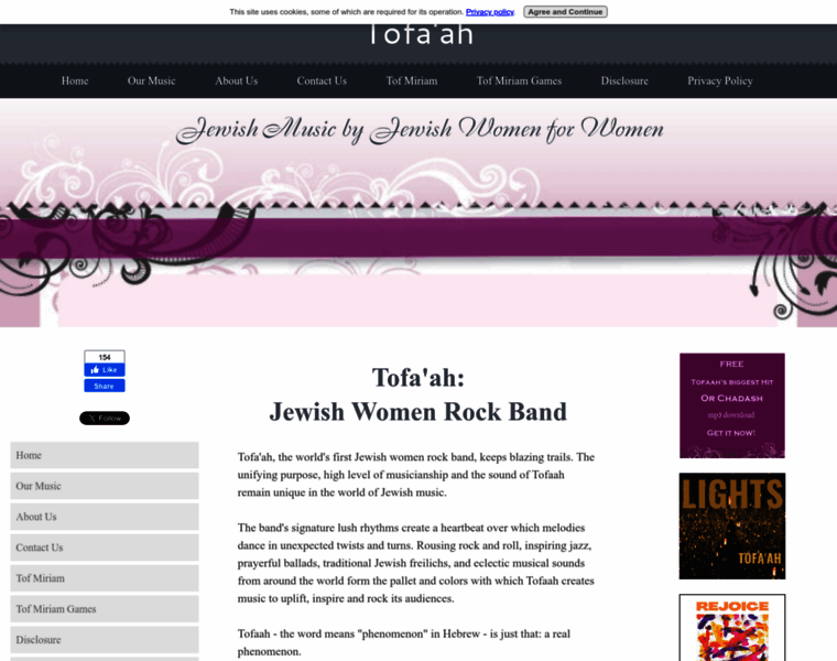 Tofaah-jewish-music.com thumbnail