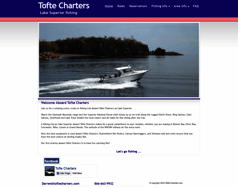 Toftecharters.com thumbnail