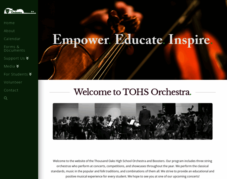 Tohsorchestra.org thumbnail