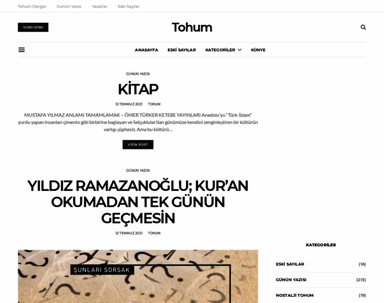 Tohumdergisi.com thumbnail