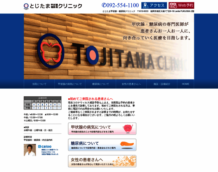 Tojitama-clinic.com thumbnail