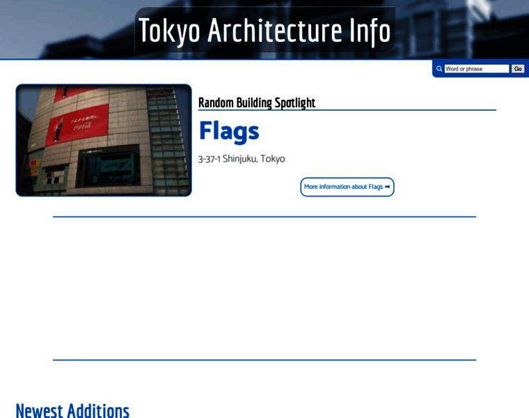 Tokyoarchitecture.info thumbnail