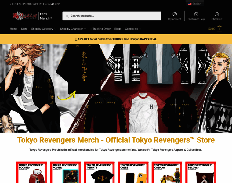 Tokyorevengers.store thumbnail Tokyorevengers.store thumbnail