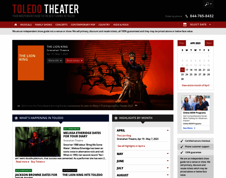 Toledo-theater.com thumbnail