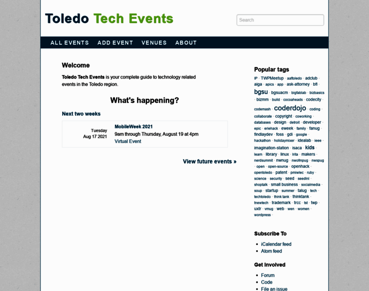 Toledotechevents.org thumbnail