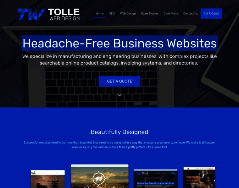 Tollewebdesign.com thumbnail