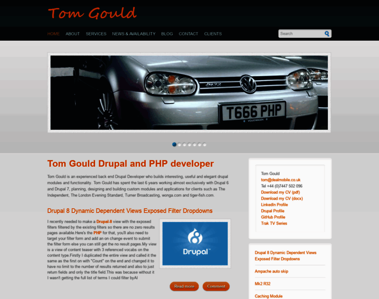 Tom-gould.co.uk thumbnail