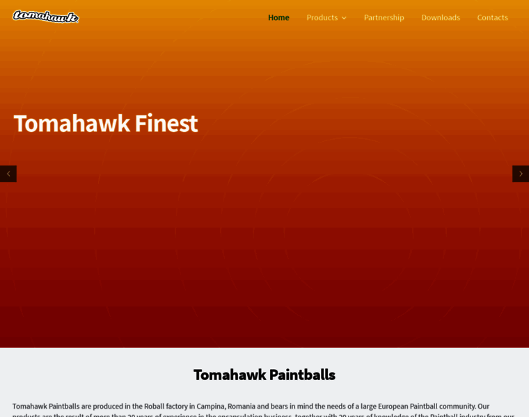 Tomahawkpaintballs.com thumbnail