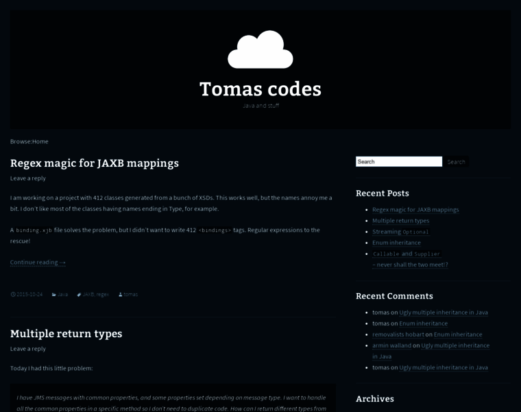 Tomas.codes thumbnail