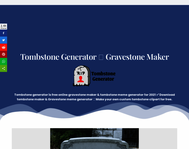 Tombstonegenerator.net thumbnail