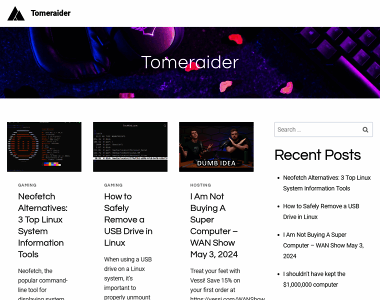 Tomeraider.com thumbnail