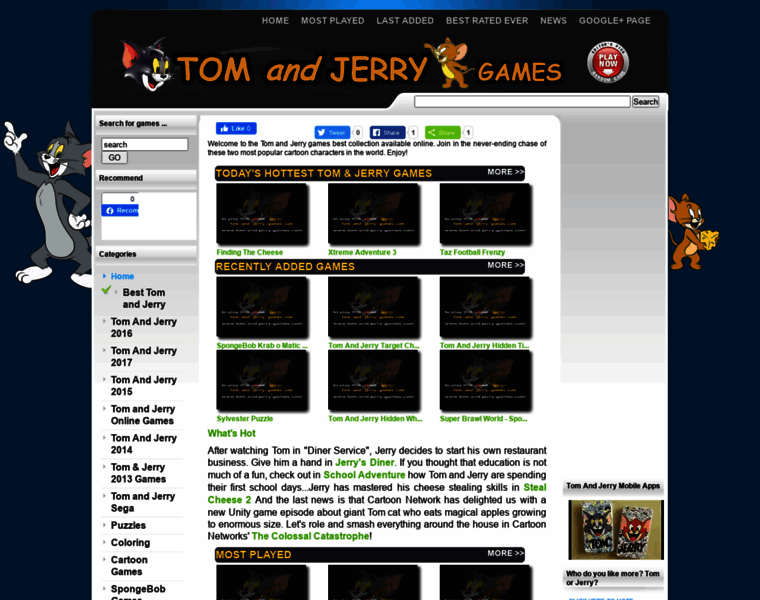 Tomjerrygames.com thumbnail