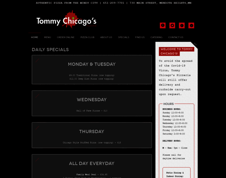 Tommy-chicagos.com thumbnail