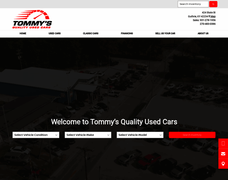 Tommysusedcars.com thumbnail
