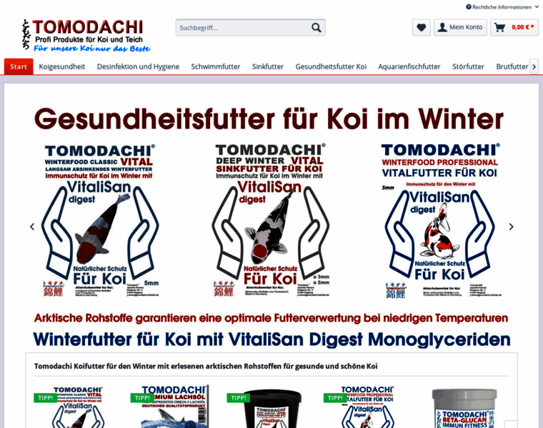 Tomodachi-koifutter.de thumbnail