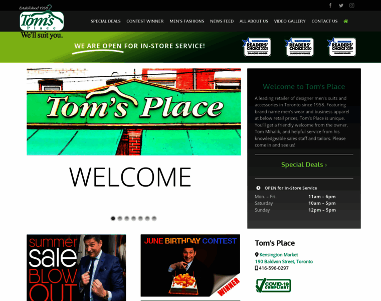 Toms-place.com thumbnail