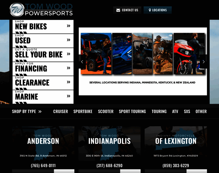 Tomwoodpowersports.com thumbnail